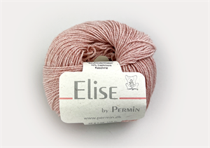 Elise by permin bomuld / cashmere - blødt og lækkert i pearl pink